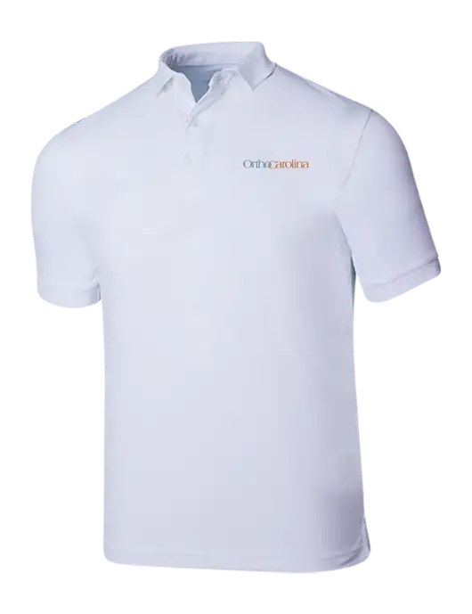 Callaway Ottoman Bright White Polo w/OrthoCarolina Logo