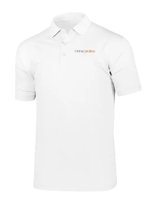 Callaway Vibrant Bright White Ventilated Polo w/OrthoCarolina Logo