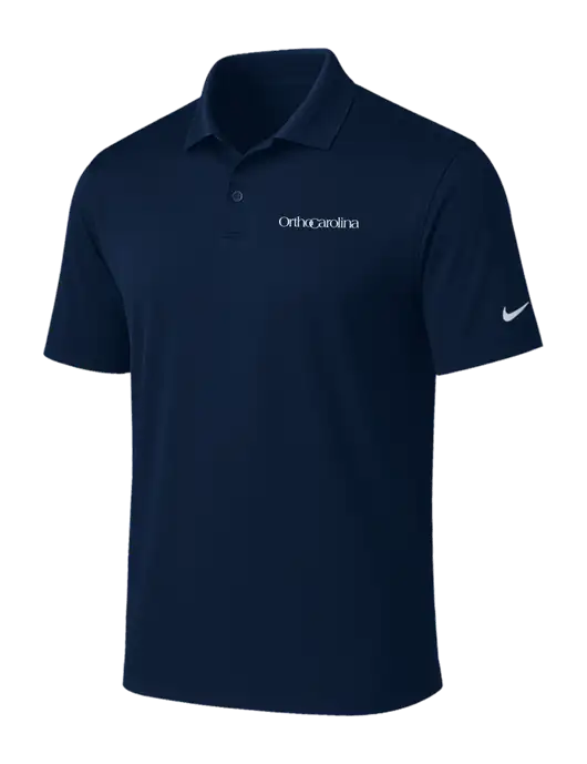NIKE Navy Victory Solid Polo w/OrthoCarolina Logo