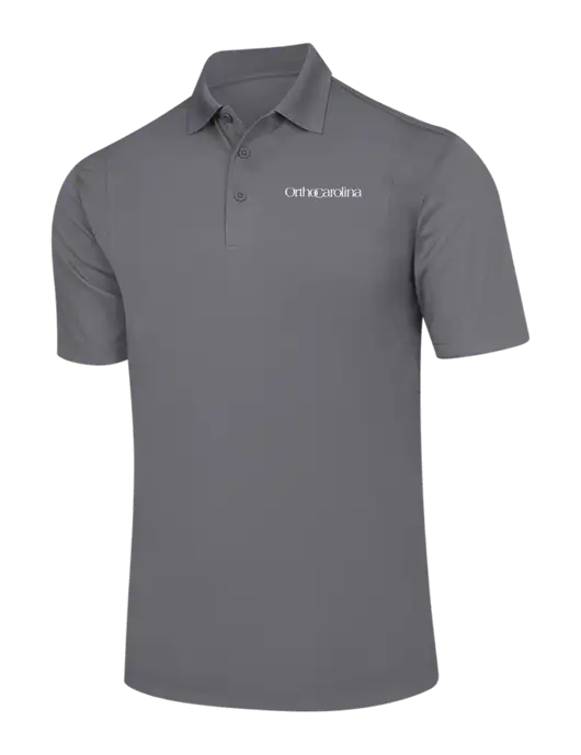 Medium Grey Micropique Sport-Wick Polo w/OrthoCarolina Logo