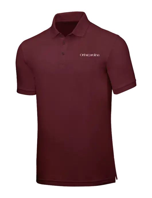 Maroon Core Classic Pique w/OrthoCarolina Logo