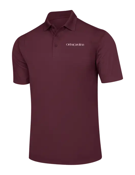 Maroon Micropique Sport-Wick Polo w/OrthoCarolina Logo