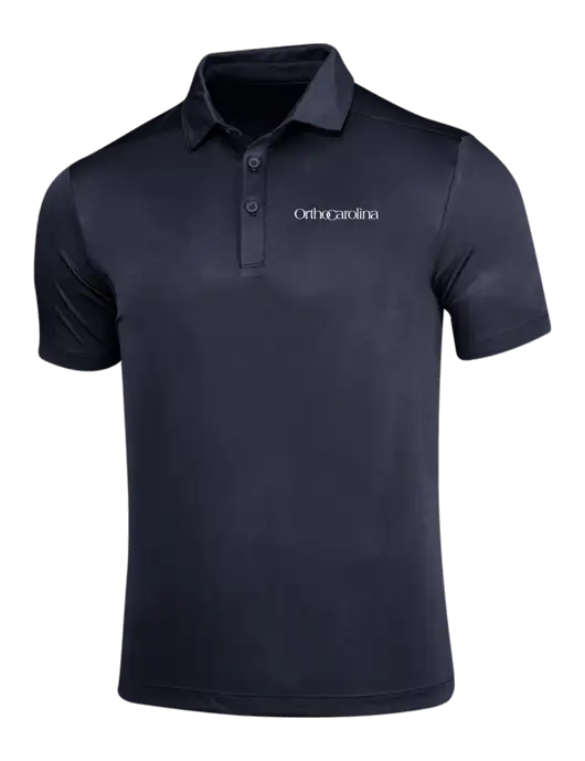 Navy Posi-UV Pro Polo w/OrthoCarolina Logo