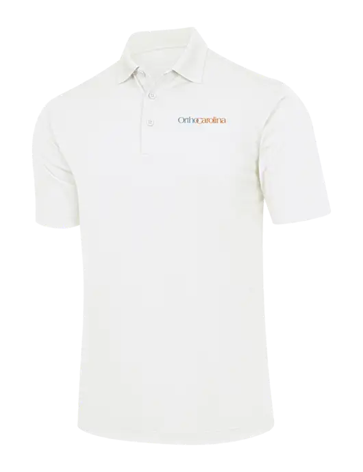 White Micropique Sport-Wick Polo w/OrthoCarolina Logo