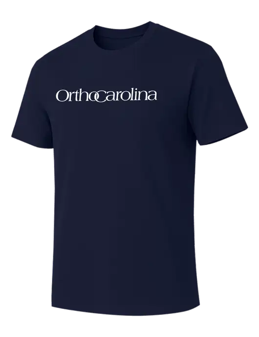 Allmade Dark Navy Organic Cotton Tee w/OrthoCarolina Logo