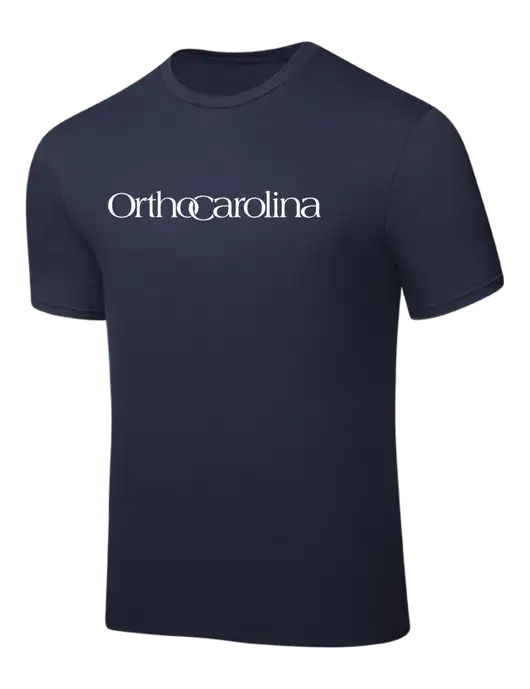 Navy PosiCharge Competitor Tee w/OrthoCarolina Logo