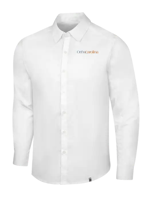 OGIO White Commuter Woven Shirt w/OrthoCarolina Logo
