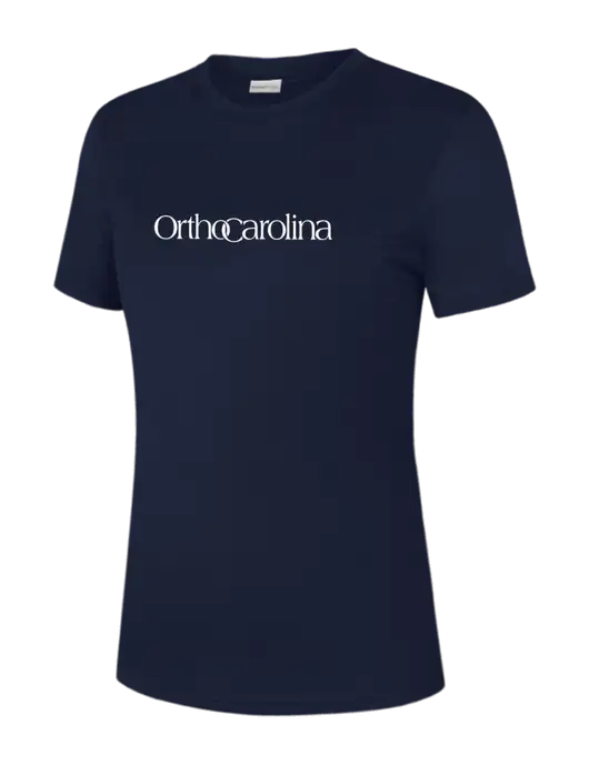 Womens Navy PosiCharge Competitor Tee w/OrthoCarolina Logo