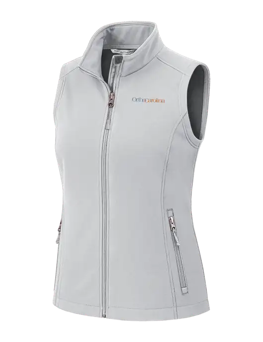 Marshmellow Womens Core Soft Shell Vest w/OrthoCarolina Logo