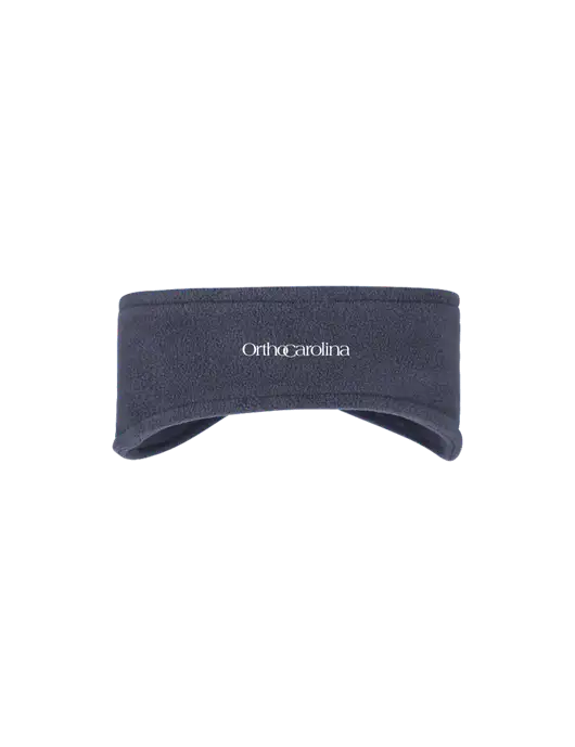 Navy Stretch Fleece Headband w/OrthoCarolina Logo