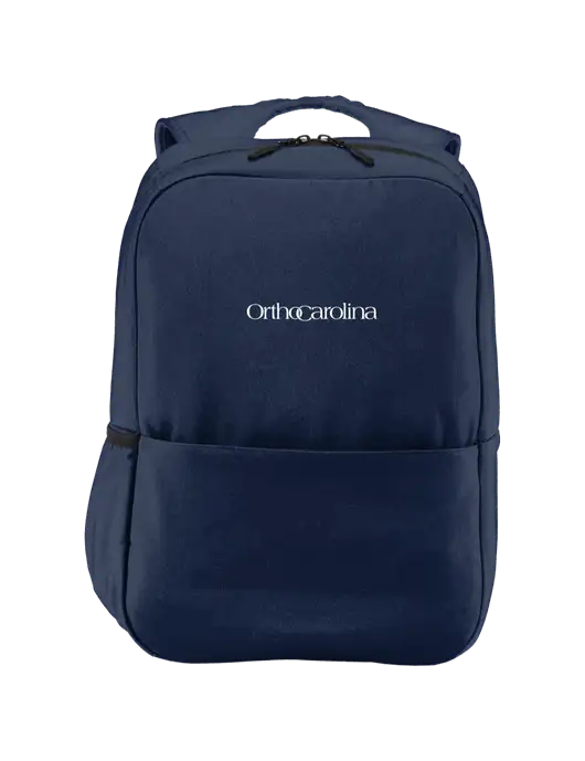 Access Square Laptop River Blue Navy Backpack w/OrthoCarolina Logo