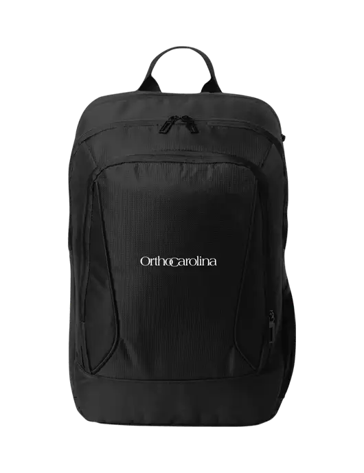 City Black Laptop Backpack w/OrthoCarolina Logo