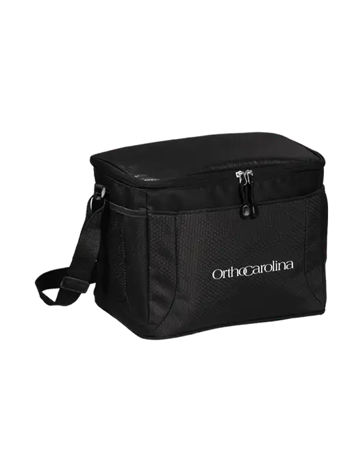 12 Can Black/Black Cube Cooler  w/OrthoCarolina Logo