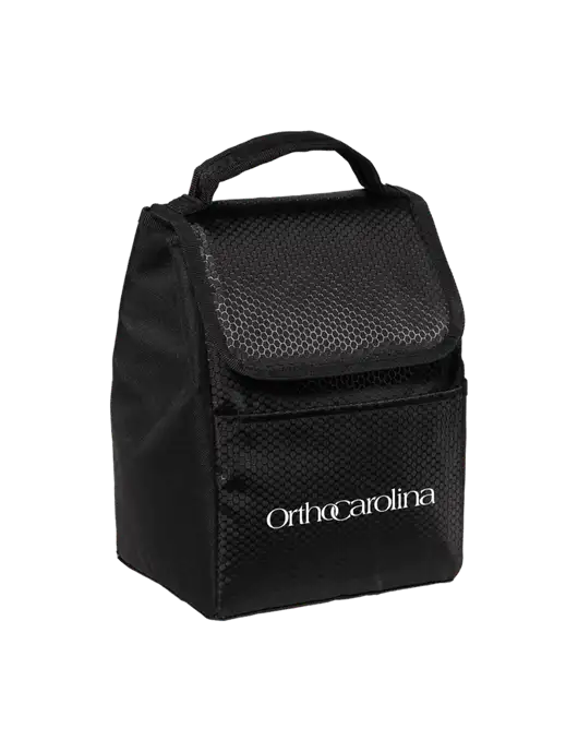 Lunch Bag Black Cooler w/OrthoCarolina Logo