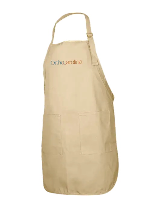 Full-Length Stone Apron With Pockets w/OrthoCarolina Logo