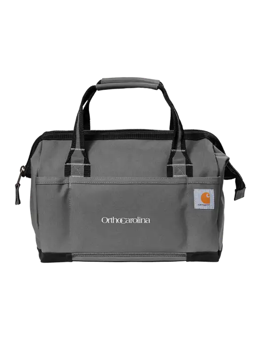 Carhartt Foundry Series 14” Grey Tool Bag w/OrthoCarolina Logo