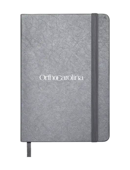 Granite Dark Grey Hardcover Journal, 5.62 X  8.37 w/OrthoCarolina Logo