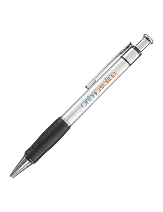 Malta Silver Pen - Black Ink w/OrthoCarolina Logo