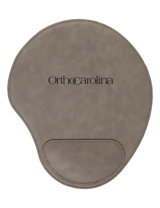 Gray Leatherette Mouse Pad w/OrthoCarolina Logo
