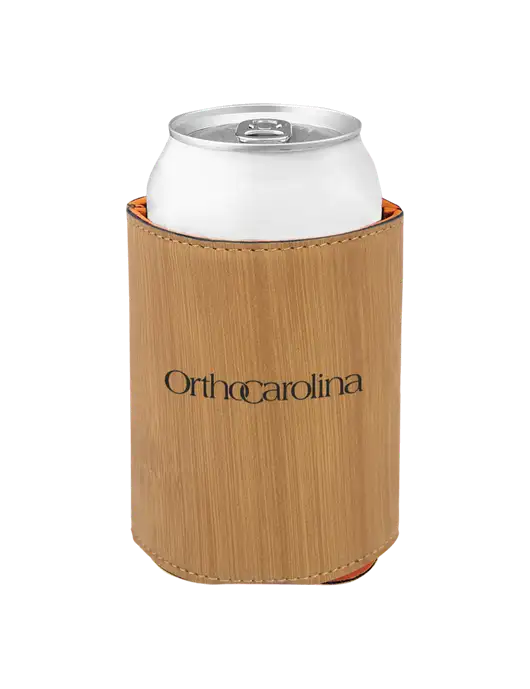 Bamboo Leatherette Beverage Holder w/OrthoCarolina Logo