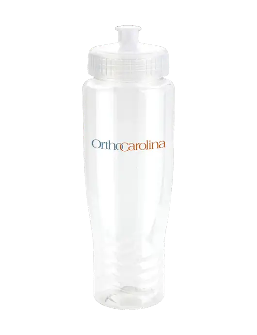 Roam Clear 28 oz Eco-Polyclear Bottle with Push Pull Lid w/OrthoCarolina Logo