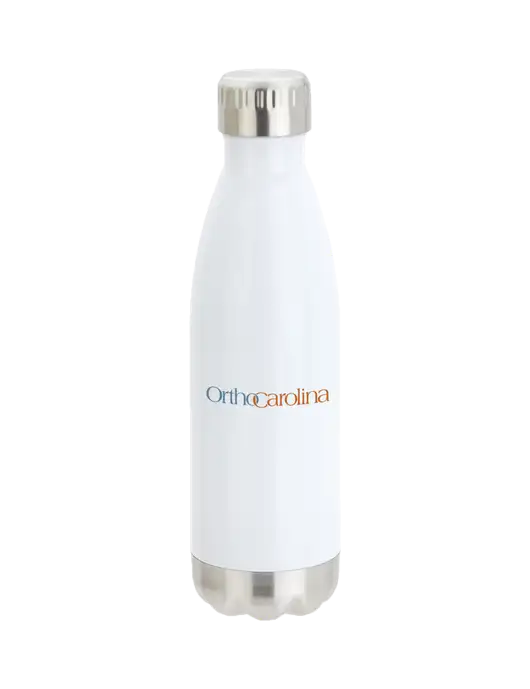 City Go White 17 oz Insulated Bottle w/OrthoCarolina Logo