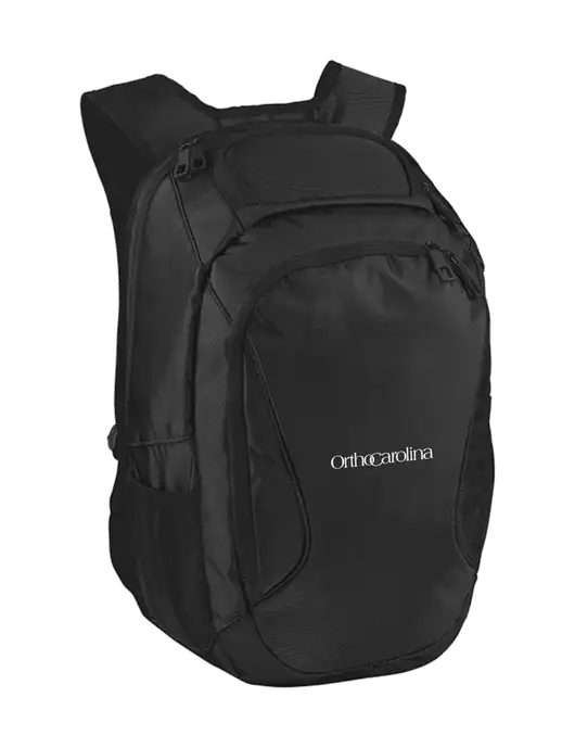 Stealth Black Laptop Backpack w/OrthoCarolina Logo