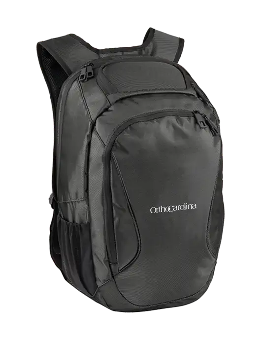 Stealth Dark Grey/Black Laptop Backpack w/OrthoCarolina Logo