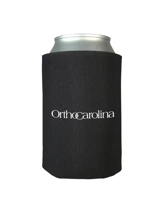 Black Foam Coolie w/OrthoCarolina Logo