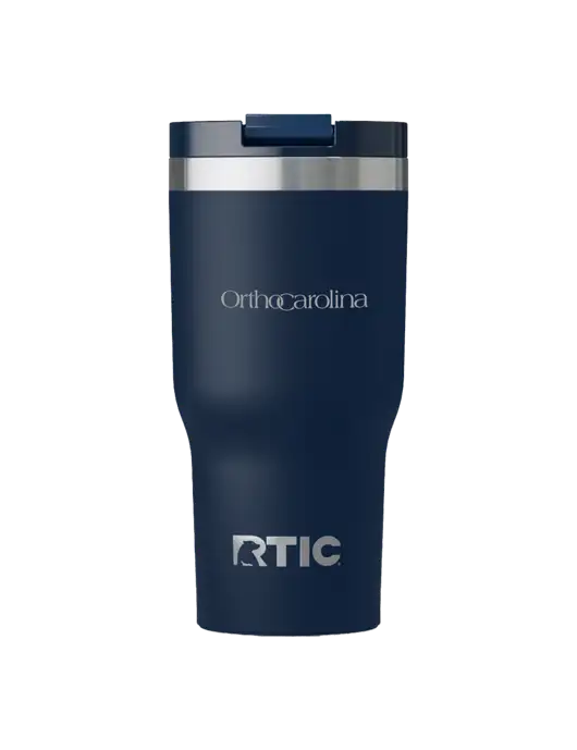 RTIC Essential 30 oz Navy Tumbler w/OrthoCarolina Logo