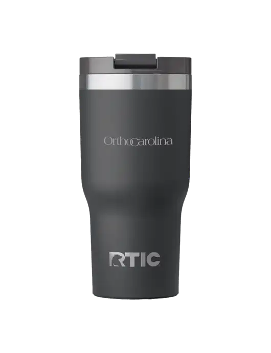 RTIC Essential 30 oz Charcoal Tumbler w/OrthoCarolina Logo