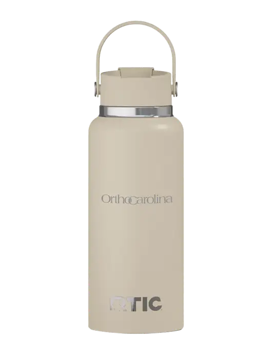 RTIC Outback 32 oz Tan Bottle w/OrthoCarolina Logo