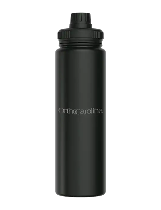 Liquid Life Black Sport Bottle w/OrthoCarolina Logo