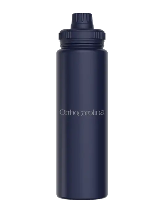 Liquid Life Navy Blue Sport Bottle w/OrthoCarolina Logo