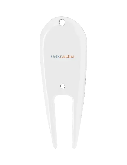White Divot Tool w/OrthoCarolina Logo
