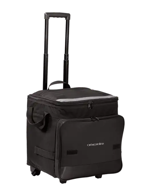 Black Rolling Cooler w/OrthoCarolina Logo