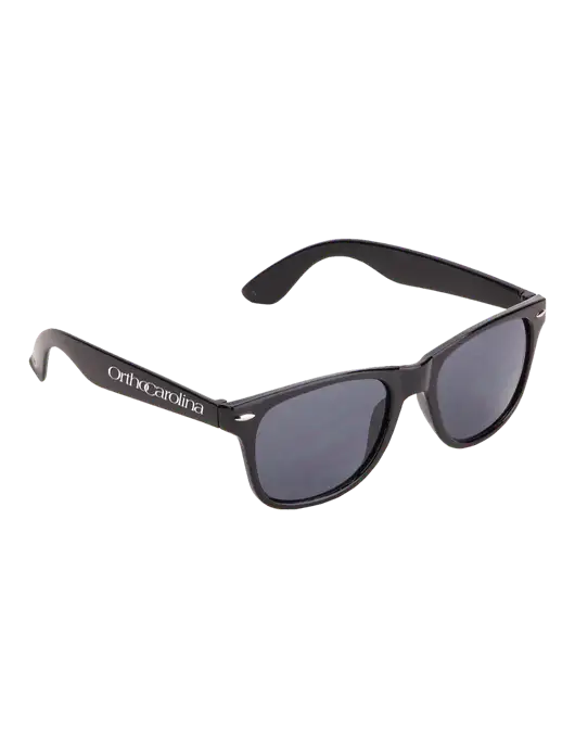 Daytona Black Sunglasses w/OrthoCarolina Logo