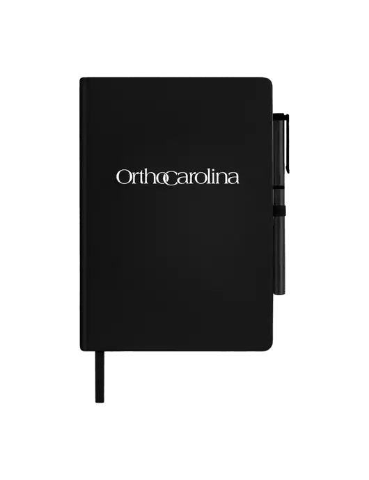 Soft Touch Black Journal and Gel Pen Combo w/OrthoCarolina Logo
