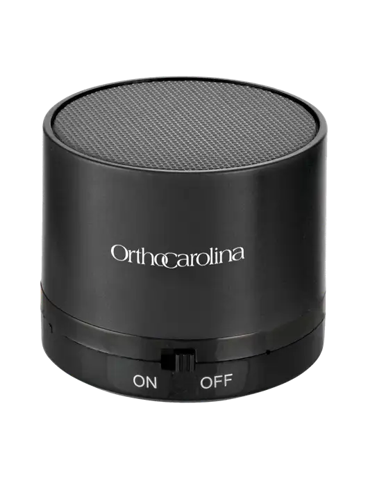 Black Cylinder Bluetooth Speaker w/OrthoCarolina Logo