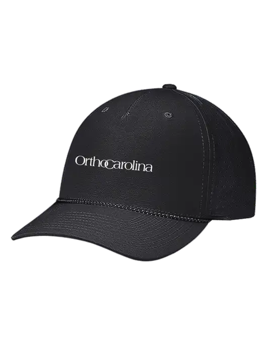 Richardson Laser Perf Performance Black/Black-Grey Rope Cap w/OrthoCarolina Logo