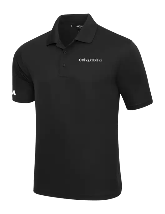 Adidas Black Basic Sport Polo w/OrthoCarolina Logo