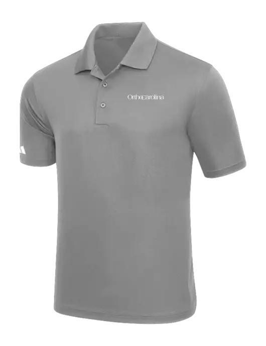 Adidas Light Grey Basic Sport Polo w/OrthoCarolina Logo
