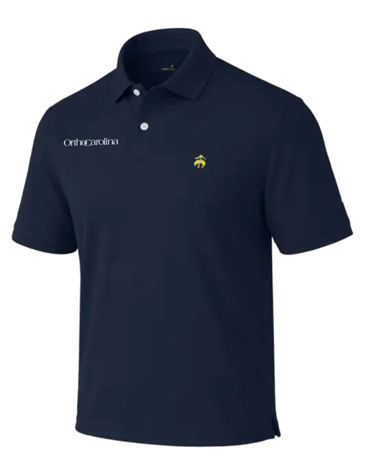 Brooks Brothers Pima Cotton Dark Navy Pique Polo w/OrthoCarolina Logo