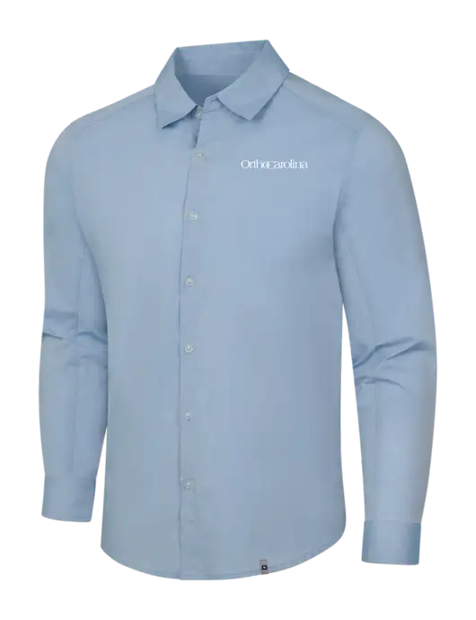 OGIO Light Blue Commuter Woven Shirt w/OrthoCarolina Logo