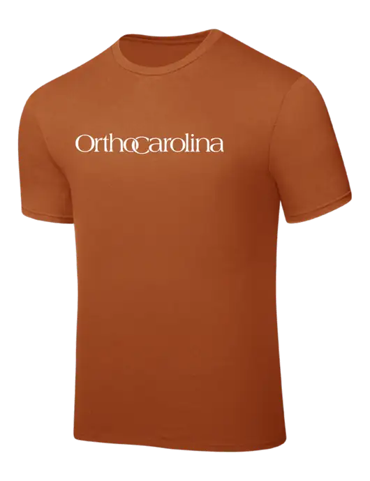 Burnt Orange PosiCharge Competitor Tee w/OrthoCarolina Logo