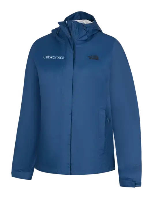 The North Face Womens Navy DryVent Rain Jacket w/OrthoCarolina Logo