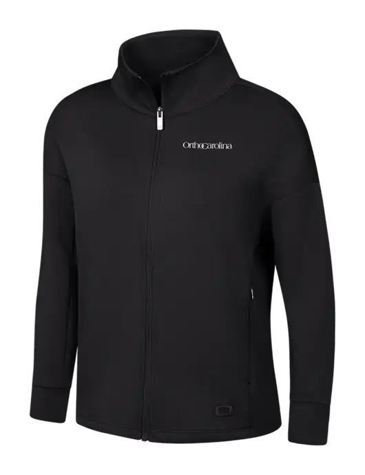 OGIO Womens Black Transcend Full-Zip w/OrthoCarolina Logo