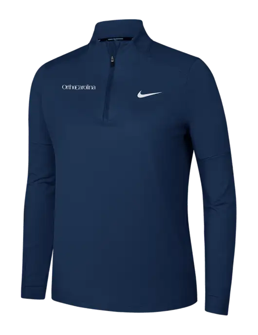 Nike Dark Navy Womens Dri-FIT Element 1/2-Zip Pullover w/OrthoCarolina Logo