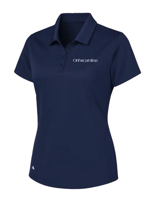 Adidas Navy Womens Basic Sport Polo w/OrthoCarolina Logo
