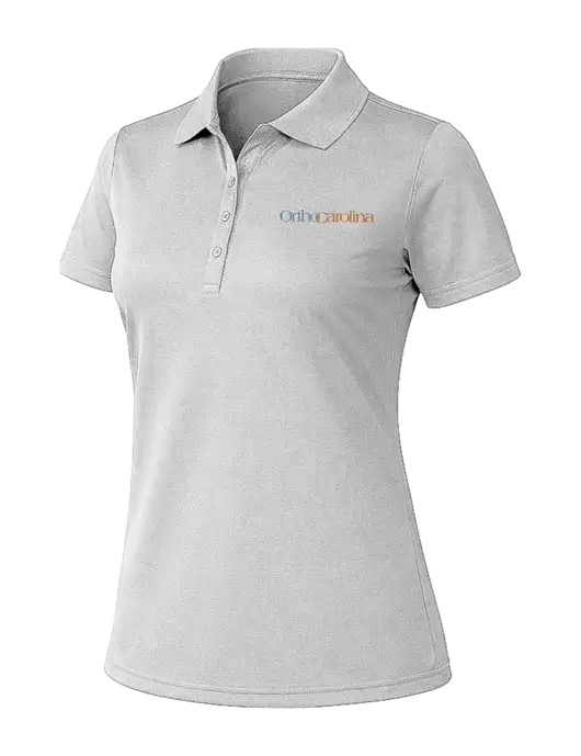 CornerStone Womens Select Lightweight Light Grey Snag-Proof Polo w/OrthoCarolina Logo